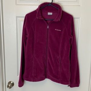 Plum Columbia Sportswear Company Fleece Jacket L